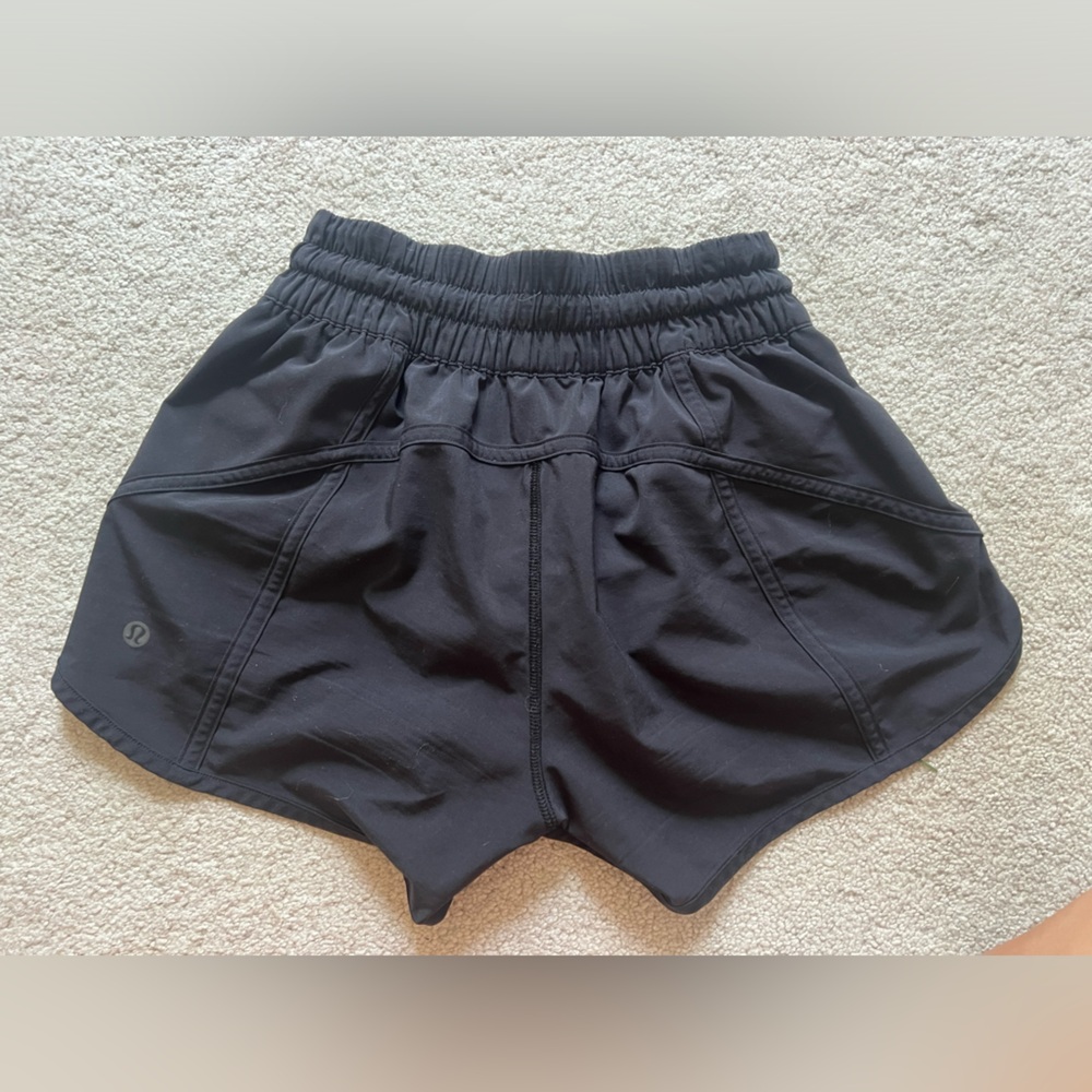 Black Lululemon Shorts, Size 4